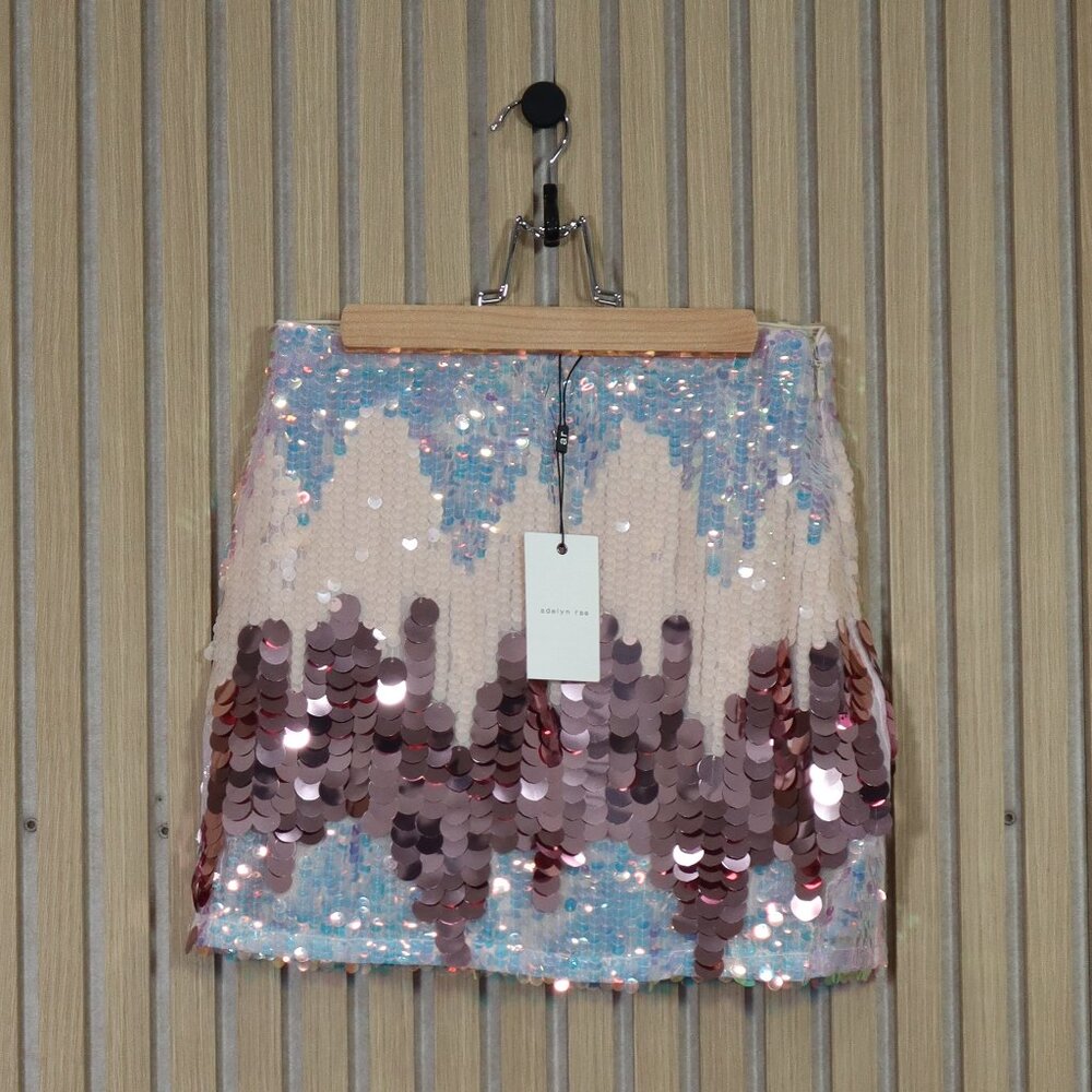 Adelyn Rae Bayley Paillette Mini Skirt - Picture 4 of 5